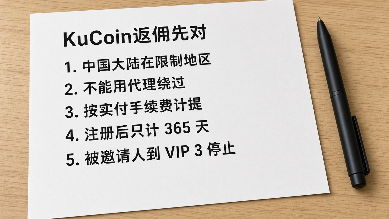 KuCoin返佣是什么？返佣机制、条件与手续费说明